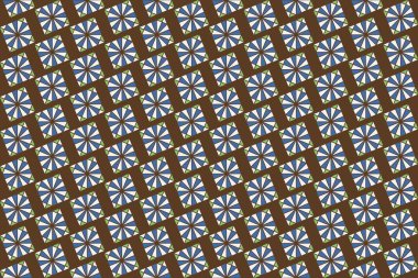 Tekrarlanan şekillerle soyut yaratıcı arkaplan