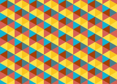 Tekrarlanan şekillerle soyut yaratıcı arkaplan