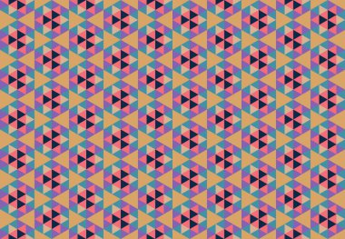 Altıgen desenli modern renkli arkaplan