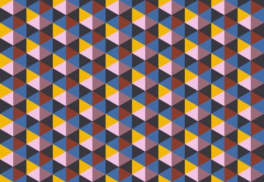 Altıgen desenli modern renkli arkaplan