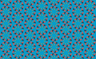 Tekrarlanan şekillerle soyut yaratıcı arkaplan