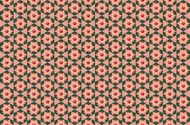 Altıgen desenli modern renkli arkaplan