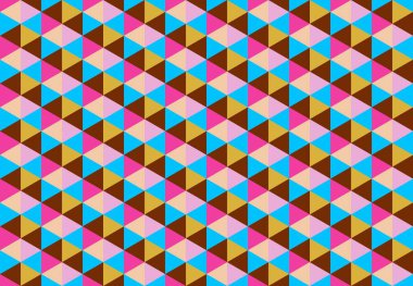 Altıgen desenli modern renkli arkaplan