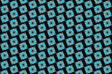 Tekrarlanan şekillerle soyut yaratıcı arkaplan