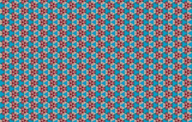 Altıgen desenli modern renkli arkaplan