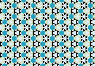 Geometrik elementlerle kusursuz soyut arkaplan