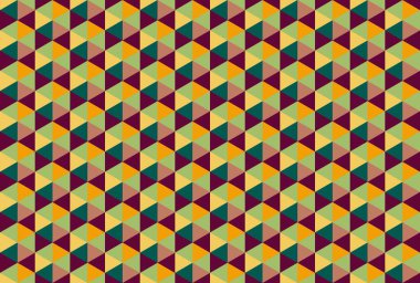 Altıgen desenli modern renkli arkaplan