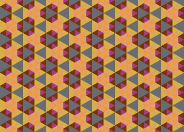 Altıgen desenli modern renkli arkaplan