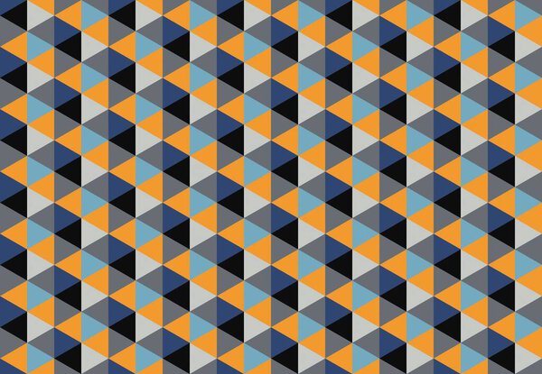 Fondo Colorido Moderno Con Patrón Hexagonal — Vector de stock