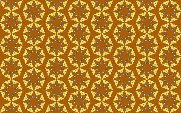 Abstract creative background with repeated shapes