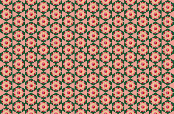 Altıgen desenli modern renkli arkaplan