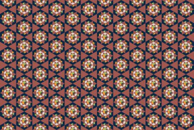 Geometrik elementlerle kusursuz soyut arkaplan