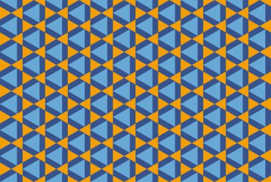 Altıgen desenli modern renkli arkaplan