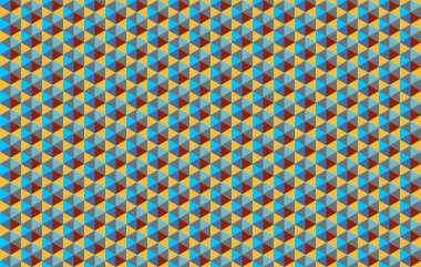 Altıgen desenli modern renkli arkaplan