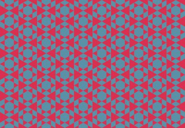 Tekrarlanan şekillerle soyut yaratıcı arkaplan