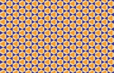 Altıgen desenli modern renkli arkaplan