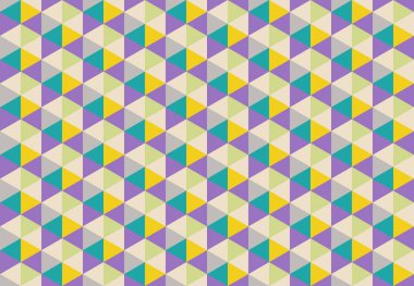 Altıgen desenli modern renkli arkaplan