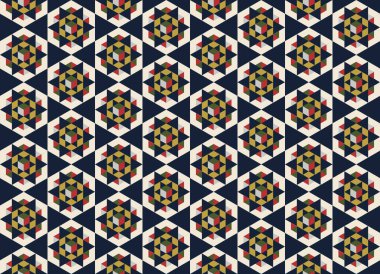 Geometrik elementlerle kusursuz soyut arkaplan