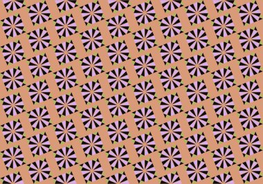 Tekrarlanan şekillerle soyut yaratıcı arkaplan