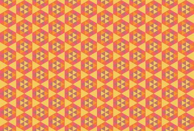 Altıgen desenli modern renkli arkaplan