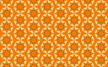 Tekrarlanan şekillerle soyut yaratıcı arkaplan