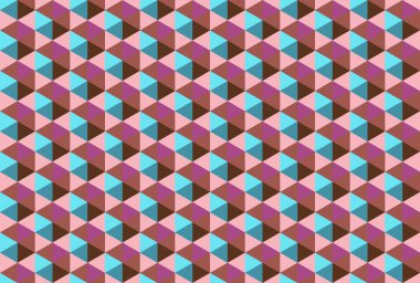 Altıgen desenli modern renkli arkaplan