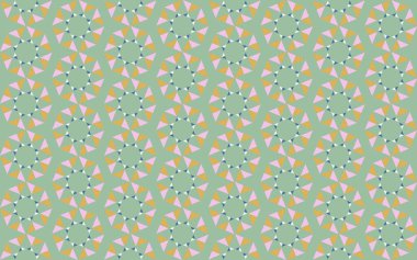 Altıgen desenli modern renkli arkaplan