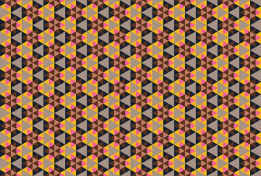 Tekrarlanan şekillerle soyut yaratıcı arkaplan