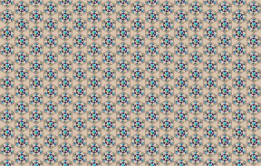 Tekrarlanan şekillerle soyut yaratıcı arkaplan