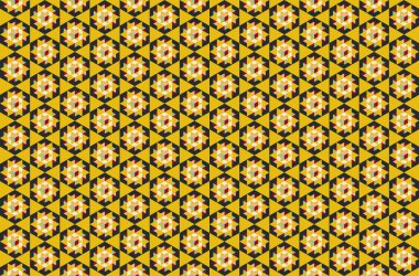 Tekrarlanan şekillerle soyut yaratıcı arkaplan