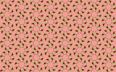 Altıgen desenli modern renkli arkaplan