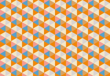 Tekrarlanan şekillerle soyut yaratıcı arkaplan