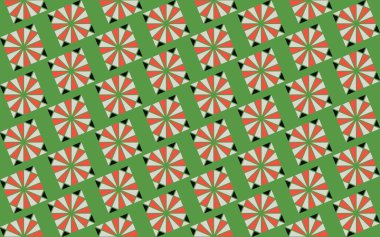 Tekrarlanan şekillerle soyut yaratıcı arkaplan