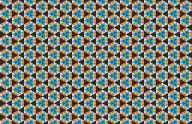 Tekrarlanan şekillerle soyut yaratıcı arkaplan