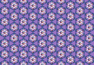 Geometrik elementlerle kusursuz soyut arkaplan