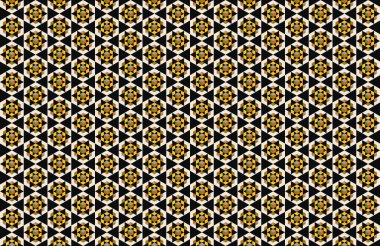 Altıgen desenli modern renkli arkaplan