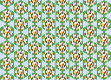 Tekrarlanan şekillerle soyut yaratıcı arkaplan