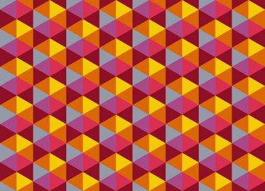 Altıgen desenli modern renkli arkaplan