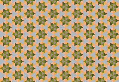 Altıgen desenli modern renkli arkaplan