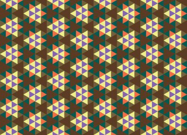 Altıgen desenli modern renkli arkaplan