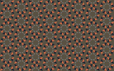 Altıgen desenli modern renkli arkaplan