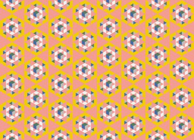 Tekrarlanan şekillerle soyut yaratıcı arkaplan