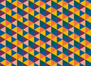 Tekrarlanan şekillerle soyut yaratıcı arkaplan