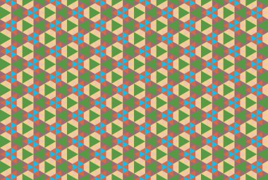 Tekrarlanan şekillerle soyut yaratıcı arkaplan