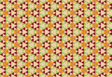 Altıgen desenli modern renkli arkaplan