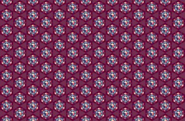 Tekrarlanan şekillerle soyut yaratıcı arkaplan