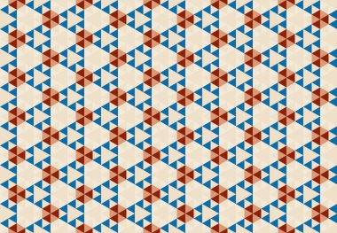 Altıgen desenli modern renkli arkaplan