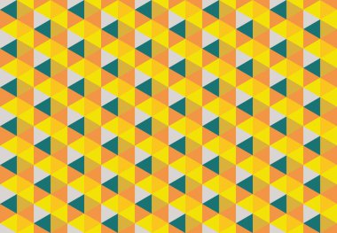 Altıgen desenli modern renkli arkaplan