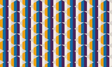 Altıgen desenli modern renkli arkaplan