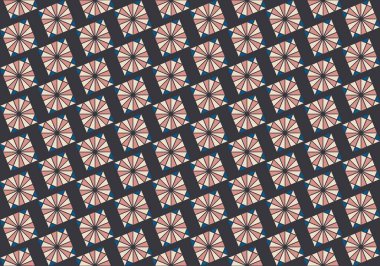 Geometrik elementlerle kusursuz soyut arkaplan